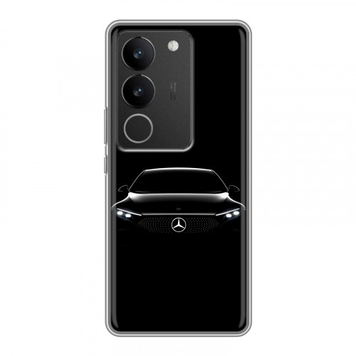 Дизайнерский силиконовый с усиленными углами чехол для Vivo V29 Mercedes Мерседес