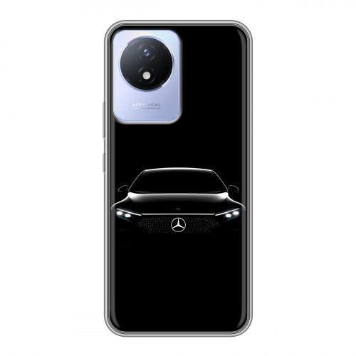 Дизайнерский силиконовый чехол для Vivo Y11 (2023) Mercedes Мерседес