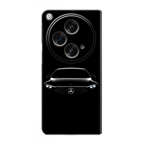 Дизайнерский пластиковый чехол для OPPO Find N3 Mercedes Мерседес