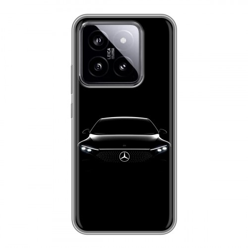 Дизайнерский силиконовый чехол для Xiaomi 14 Mercedes Мерседес