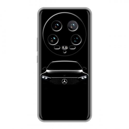 Дизайнерский силиконовый чехол для Xiaomi 14 Ultra Mercedes Мерседес