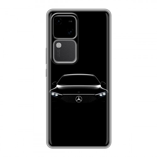 Дизайнерский силиконовый чехол для Vivo V30 5G Mercedes Мерседес