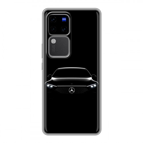 Дизайнерский силиконовый чехол для Vivo V30 Pro Mercedes Мерседес