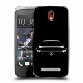 Дизайнерский пластиковый чехол для HTC Desire 500 Mercedes Мерседес