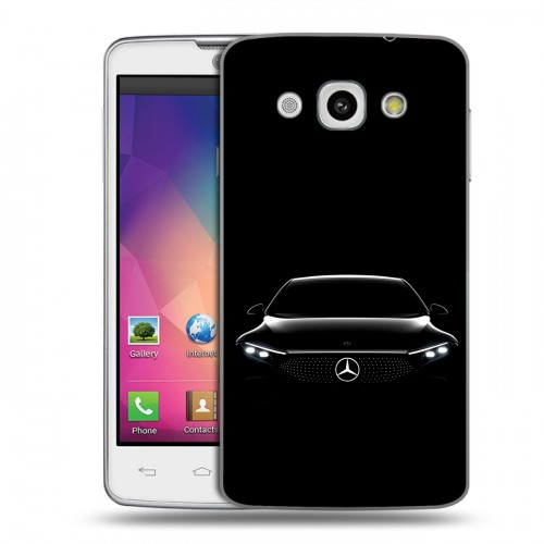 Дизайнерский пластиковый чехол для LG L60 Mercedes Мерседес