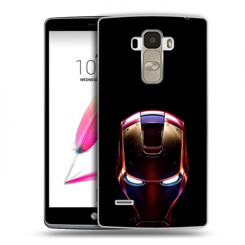 Дизайнерский пластиковый чехол для LG G4 Stylus IronMan Железный человек