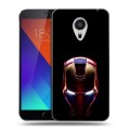 Дизайнерский пластиковый чехол для Meizu MX5 IronMan Железный человек