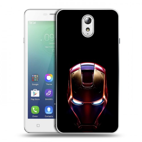Дизайнерский силиконовый чехол для Lenovo Vibe P1m IronMan Железный человек