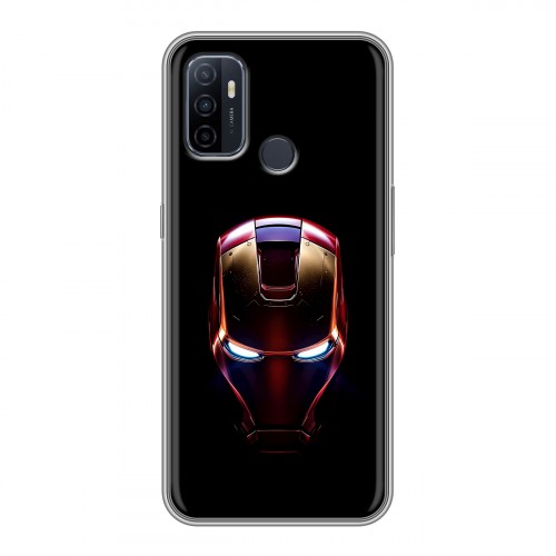 Дизайнерский силиконовый чехол для OPPO A53 IronMan Железный человек