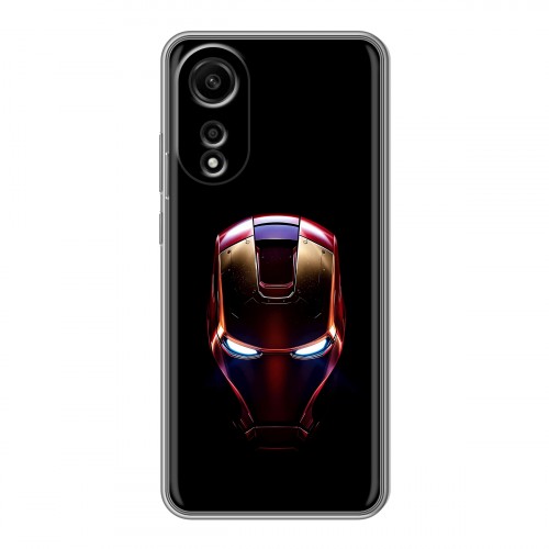 Дизайнерский силиконовый чехол для OPPO A78 4G IronMan Железный человек