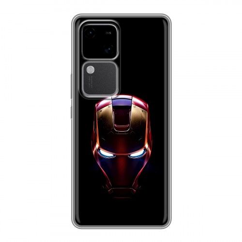 Дизайнерский силиконовый чехол для Vivo V30 5G IronMan Железный человек