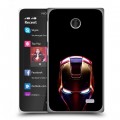 Дизайнерский пластиковый чехол для Nokia X IronMan Железный человек