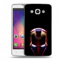 Дизайнерский пластиковый чехол для LG L60 IronMan Железный человек