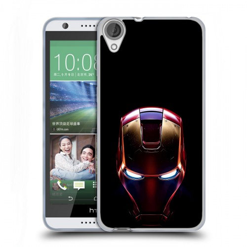 Дизайнерский силиконовый чехол для HTC Desire 820 IronMan Железный человек