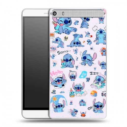 Дизайнерский пластиковый чехол для Lenovo Phab Plus Лило и Стич