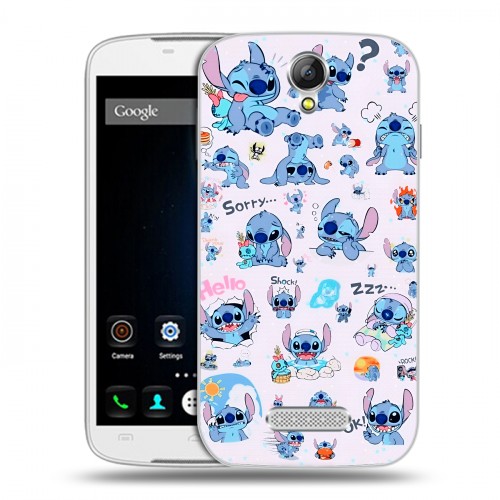 Дизайнерский силиконовый чехол для Doogee X6 Лило и Стич