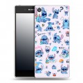 Дизайнерский пластиковый чехол для Sony Xperia E5 Лило и Стич
