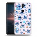 Дизайнерский силиконовый чехол для Nokia 8 Sirocco Лило и Стич