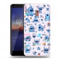 Дизайнерский силиконовый чехол для Nokia 2.1 Лило и Стич