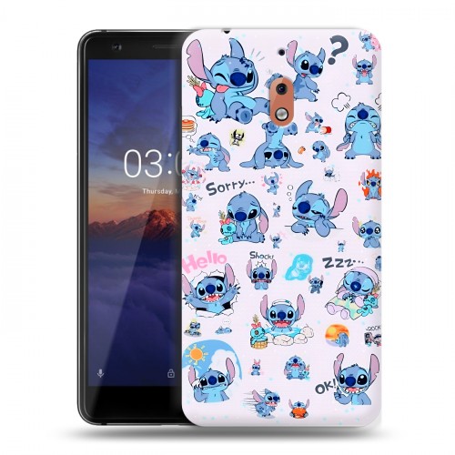 Дизайнерский силиконовый чехол для Nokia 2.1 Лило и Стич