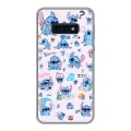 Дизайнерский силиконовый чехол для Samsung Galaxy S10e Лило и Стич
