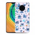 Дизайнерский пластиковый чехол для Huawei Mate 30 Лило и Стич