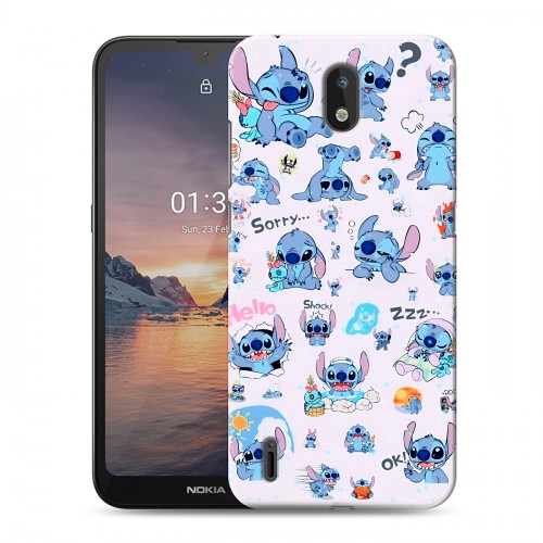 Дизайнерский силиконовый чехол для Nokia 1.3 Лило и Стич