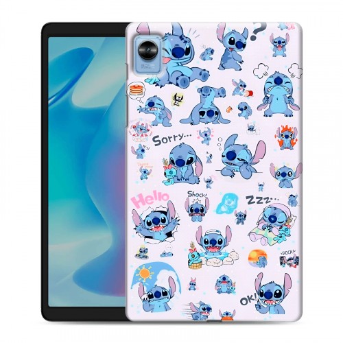 Дизайнерский силиконовый чехол для Realme Pad Mini Лило и Стич