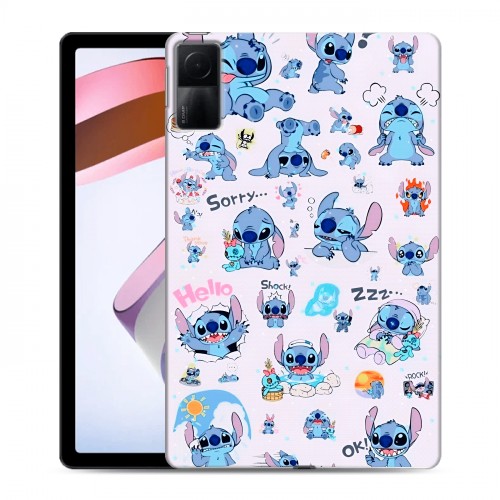 Дизайнерский силиконовый чехол для Xiaomi RedMi Pad Лило и Стич