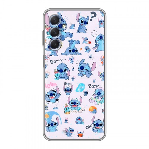 Дизайнерский силиконовый чехол для Samsung Galaxy M54 Лило и Стич