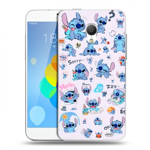 Дизайнерский пластиковый чехол для  Meizu MX3 Лило и Стич