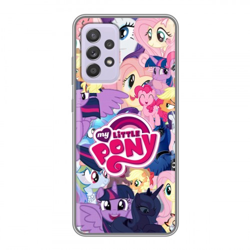 Дизайнерский силиконовый чехол для Samsung Galaxy A52 My little pony Дружба чудо