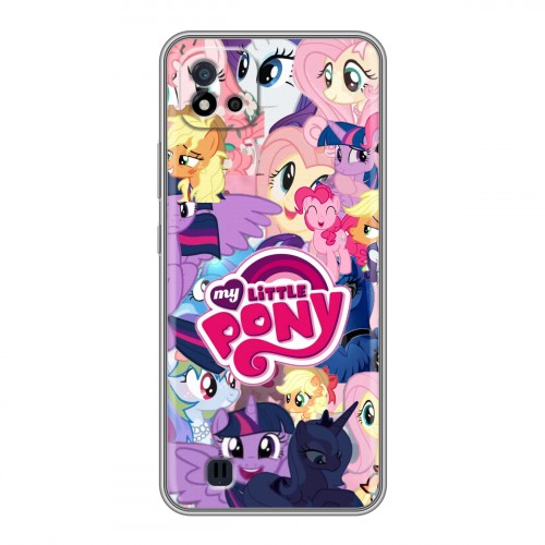 Дизайнерский силиконовый чехол для Realme C20 My little pony Дружба чудо