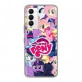 Дизайнерский силиконовый с усиленными углами чехол для Tecno Camon 18 My little pony Дружба чудо