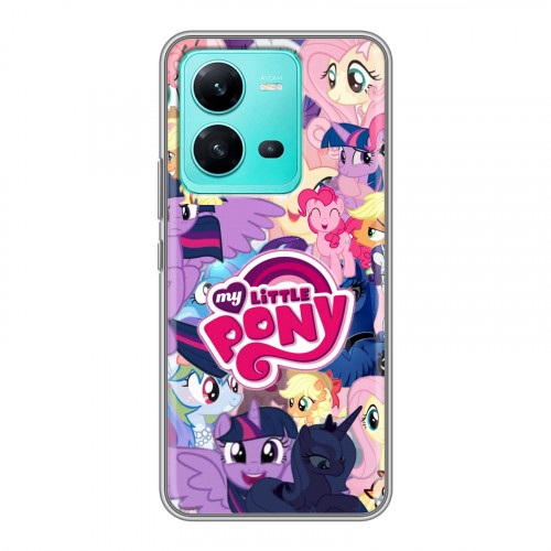 Дизайнерский силиконовый чехол для Vivo V25 My little pony Дружба чудо
