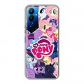 Дизайнерский силиконовый чехол для Tecno Pova 4 My little pony Дружба чудо