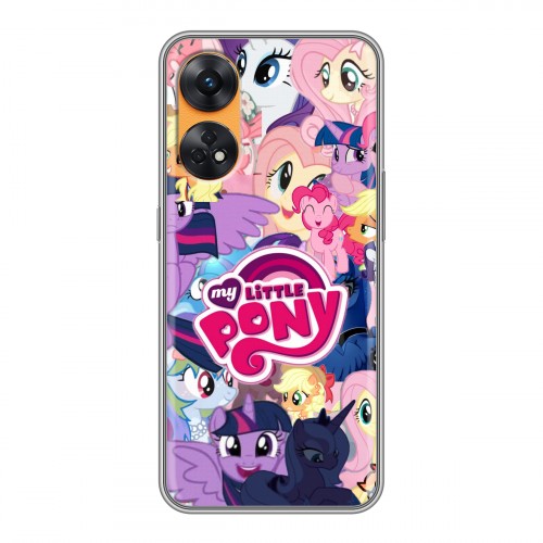 Дизайнерский силиконовый чехол для OPPO Reno8 T My little pony Дружба чудо