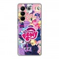 Дизайнерский силиконовый чехол для Vivo V27 My little pony Дружба чудо