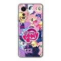 Дизайнерский силиконовый чехол для OPPO A78 4G My little pony Дружба чудо