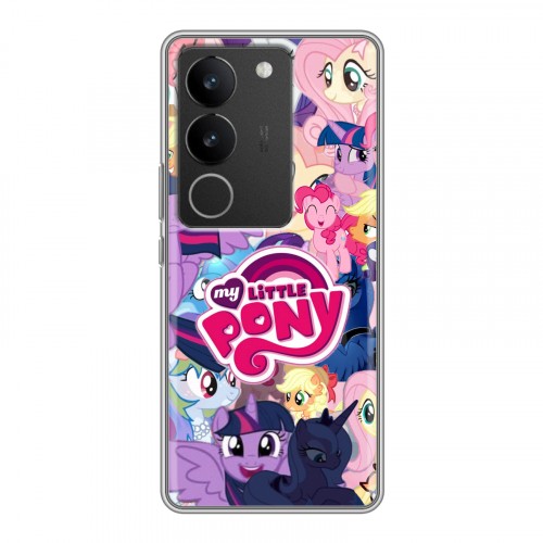 Дизайнерский силиконовый с усиленными углами чехол для Vivo V29 My little pony Дружба чудо