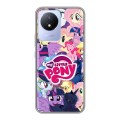 Дизайнерский силиконовый чехол для Vivo Y11 (2023) My little pony Дружба чудо