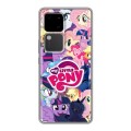 Дизайнерский силиконовый чехол для Vivo V30 5G My little pony Дружба чудо