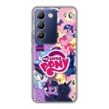 Дизайнерский силиконовый чехол для Vivo V30 Lite My little pony Дружба чудо