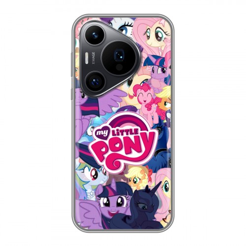 Дизайнерский силиконовый чехол для Huawei Pura 70 Pro My little pony Дружба чудо