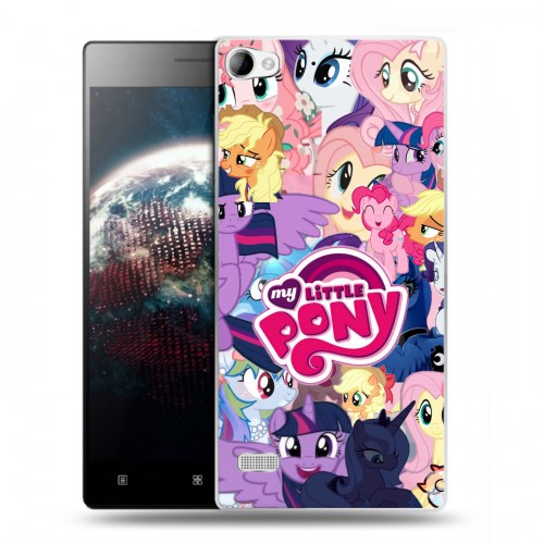 Дизайнерский пластиковый чехол для Lenovo Vibe X2 My little pony Дружба чудо