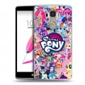 Дизайнерский пластиковый чехол для LG G4 Stylus My little pony Дружба чудо