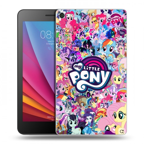 Дизайнерский силиконовый чехол для Huawei MediaPad T2 7.0 Pro My little pony Дружба чудо