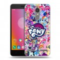 Дизайнерский пластиковый чехол для Lenovo K6 My little pony Дружба чудо