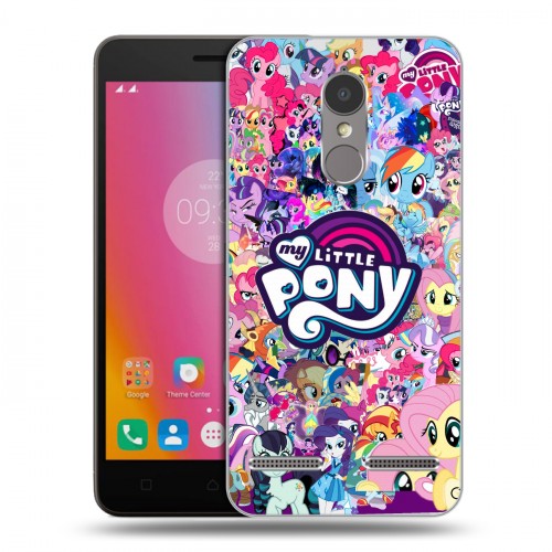 Дизайнерский пластиковый чехол для Lenovo K6 My little pony Дружба чудо