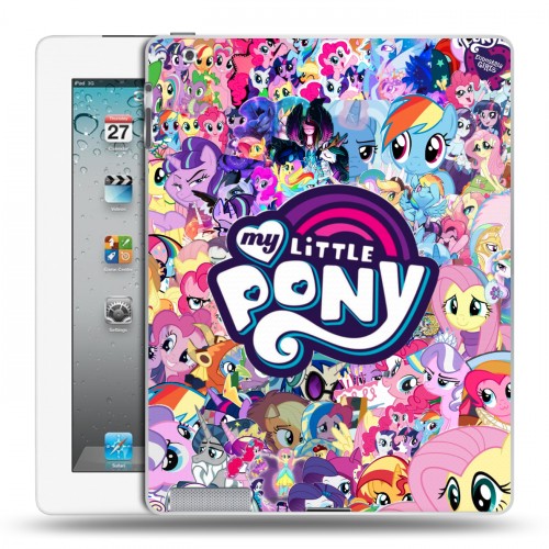 Дизайнерский пластиковый чехол для Ipad 2/3/4 My little pony Дружба чудо